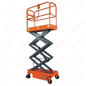 Bouw Platform Lift Mini Gemotoriseerde Lift Mini Schaar Lifter Voor Persoon Kleine Hydraulische Platform