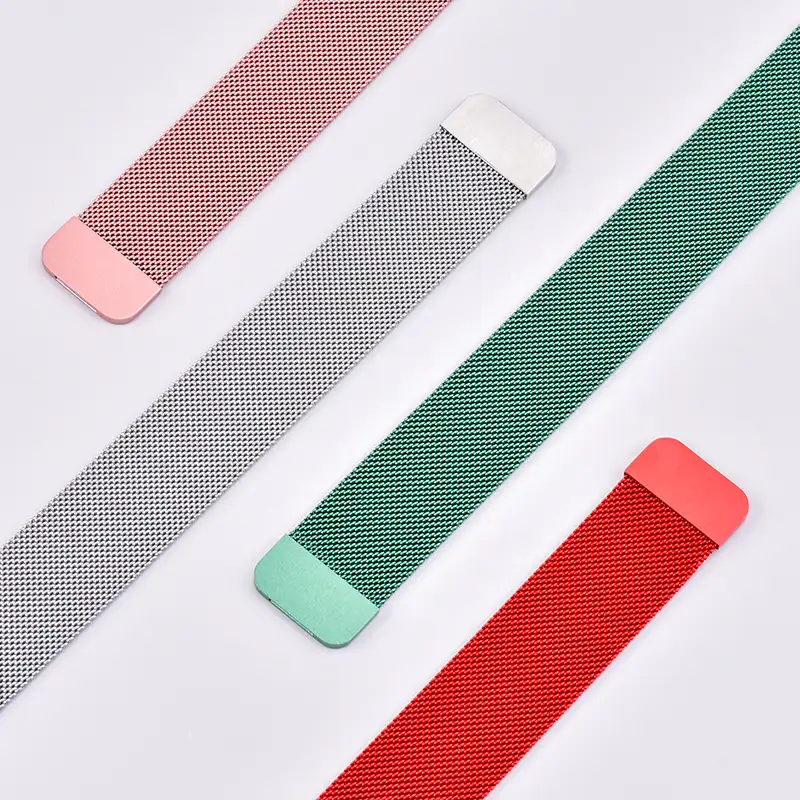 Watch Band Stainless Steel Magnetic Mesh Milanese Loop Watch Band For 38 40 42 44 Watch