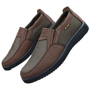 Grandes chaussures décontractées pour hommes Nouveau tissu en maille respirante Chaussures plates pour hommes Sandales décontractées Chaussures pour hommes - Product Image 1