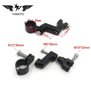 Pinces d'autoroute 1 "grands repose-pieds pour Harley Sportster 883 xl1200 1340 Honda VT1100 VTX1300 VTX1800 - Product Image 6