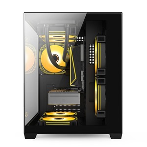 <span class=keywords><strong>Mini</strong></span> torre de ordenador para juegos de escritorio ATX habitación con vistas al mar panorámica refrigerada por agua sin columna Material metálico suministro de fábrica para el hogar - Product Image 2