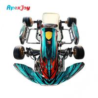 Châssis de kart ApexJoy KZ Pro Master avec levier de vitesses, compatible avec les châssis de course TM ROK IAME 30CrMo, empattement 1040 mm, directement de l'usine