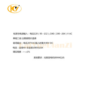 Regulador de Voltaje para Generador Diésel Ifc6 Avr 6Ga2491-1a Monofásico CA para SVC - Product Image 3