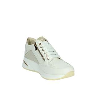 Sneakers da Donna Keys K-10553 Bianco Oro in Tela, Scarpe Trendy - Product Image 5