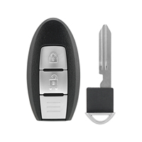 Nouvelle clé intelligente à 2 boutons pour Nissan Tiida avec puce électronique 46 MHz et fréquence 433 MHz, FCCID CWTWB1U825