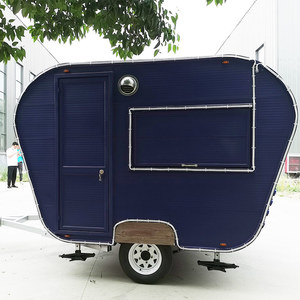 Completamente attrezzato food truck espresso kiosk mini coffee cart van trailer vintage caravan cafe - Product Image 4