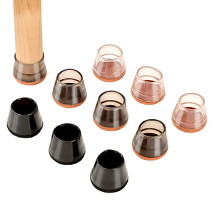Protezione <span class=keywords><strong>per</strong></span> le gambe della sedia in plastica silenziata universale antiscivolo rotondo Quadrate in feltro <span class=keywords><strong>per</strong></span> <span class=keywords><strong>sedie</strong></span> e mobili - Product Image 6