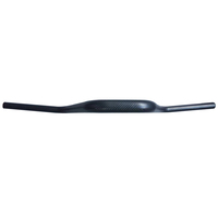 Stang BMX Serat Karbon Lebar 720mm Diameter 31.8mm Lampu 5.75 6 7 7.5 8 Inci Stang Karbon untuk BMX