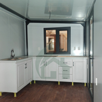 Maison préfabriquée économique à 3 chambres, prête à l'emploi, extensible, type conteneur, mobile, modulaire, cabane pour bureau ou résidence
