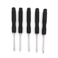 2.0mm 3.0mm Nickel Plated Steel Small Screwdriver Set Ergonomic Handle Cross Slotted for Furniture Lock Repair