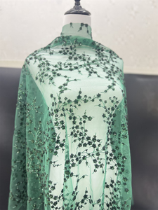 Nouvelle <span class=keywords><strong>branche</strong></span> motif sequin dentelle tissu nigérian <span class=keywords><strong>suisse</strong></span> dentelle tissu dentelle tissu pour les femmes robe de mariée pour la fête - Product Image 4