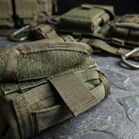 Pochette tactique Molle pliable, portable, organiseur d'équipement EDC MOLLE, pochette utilitaire camouflage pour le camping en plein air