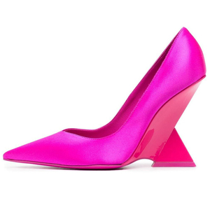 2024 New Arrival Sandalias De Damas Unique Mules Trendy HIgh <b>Heel</b> Sandals Women Slides Shoes - Product Image 1