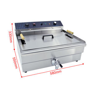 Friteuse électrique industrielle commerciale <span class=keywords><strong>pour</strong></span> restaurant, hot-dogs, frites, poisson frit - Product Image 6