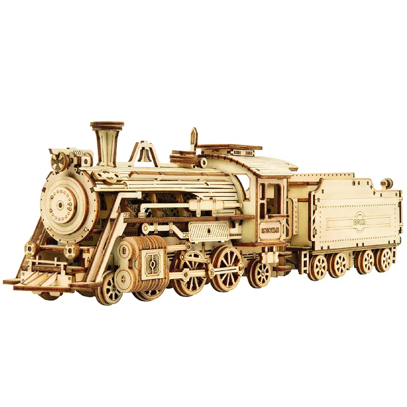 Robotime Rokr Hout Auto Jigsaw MC501 Building Kits Andere Educatief <span class=keywords><strong>Speelgoed</strong></span> 3D <span class=keywords><strong>Houten</strong></span> Puzzel