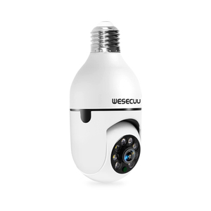 WESECUU Wifi Cámara Bombilla 3MP Personalizado OEM ODM Fábrica Cctv Cámara Inalámbrica Ptz Cámara - Product Image 1