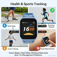 Smarte Kinder-Smartwatch 4G LTE SIM-Karte GPS-Tracking SOS-Notruf Geo-Fencing Echtzeit-Überwachung IP68 Wasserdicht LCD-Display