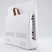 Téléviseur intelligent portable blanc de 24 pouces alimenté par WebOS Hub, support officiel sous licence Netflix YouTube, batterie 12V CC pour le camping
