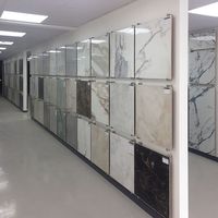 Baldosas de Porcelana de Alta Gama con Acabado Brillante, Tipo Losa de Roca, para Piso/Pared, 600x1200mm, Antideslizantes, de Lujo, Estilo Mármol, para Sala de Estar, con 3 Años de Garantía