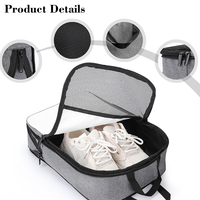 PRYES Logo personnalisé sac à chaussures de sublimation respirant en maille imperméable pour hommes pour le football sac à chaussures de sport de voyage pour hommes