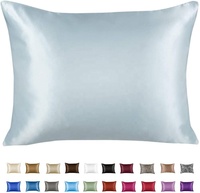 Housse de coussin de luxe personnalisée en satin avec fermeture éclair