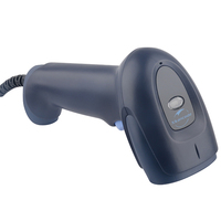 Lecteur de codes-barres 1D CCD QR avec port USB/COM pour utilisation en supermarché, compatible Android/Linux/iOS avec écran LED