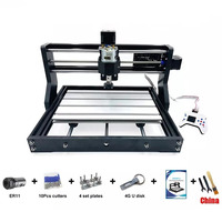 Mini machine de gravure laser CNC 3018 PRO 3 axes 5,5W, zone de gravure 300x180mm, vitesse 5000mm/min pour acier inoxydable, acrylique, bois