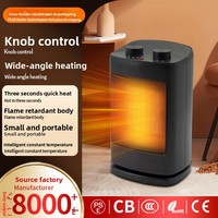 NOUVEAU Ventilateur Chauffant Compact de Bureau pour la Maison, Chauffage Électrique en Céramique PTC, Silencieux, Chauffage Rapide, Mini Radiateur Solaire