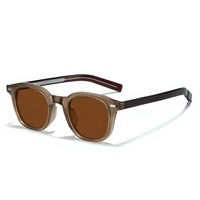 Lunettes de soleil polarisées tendance CAP Pin pour hommes et femmes, style rétro coréen, lunettes de soleil vintage INS, vente en gros d'usine