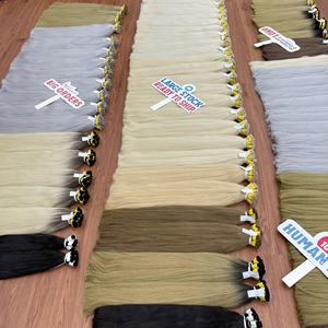 Listo para enviar Extensiones de cabello humano vietnamita Color a granel Natural recto Longitud completa de 6-32 pulgadas - Product Image 6