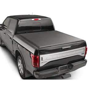 Custom Pick Up Truck Soft Vinyl Tri Fold Tonneau Cover for Ford f150 5.5 6.5ft Truck Bed Tonneau Cover