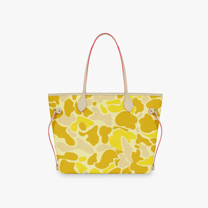 Nuova <span class=keywords><strong>Borsa</strong></span> Tote da Donna di Lusso con Design Personalizzato, Stampa Camouflage Nuvola <span class=keywords><strong>Rosa</strong></span>, <span class=keywords><strong>Borsa</strong></span> <span class=keywords><strong>a</strong></span> Spalla Reversibile in PU Impermeabile - Product Image 4