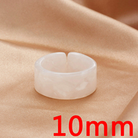 Usine en gros Esthétique Acétate Coloré Résine Acrylique Lucite Épais Ouvert Anneaux Ronds Pour Femmes Filles Bijoux Accessoire Cadeaux