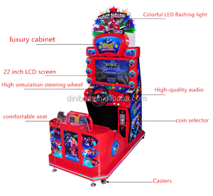 Juegos de carreras de simulación de máquina de carreras de coches para niños con monedas para niños <span class=keywords><strong>Arcade</strong></span> para Game Center - Product Image 3