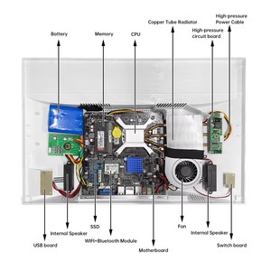 Văn phòng khách sạn Windows AIO PC 21.5 "22 inch LED Màn hình rộng tất cả trong một PC computadora de escritorio tutto trong Un PC - Product Image 4