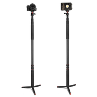 Manizek TE223 Bras de micro portable en aluminium avec une capacité de charge de 3 kg pour enregistrement vidéo et sonorisation