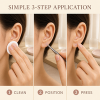 Patchs d'acupression auriculaire colorés pour la relaxation et le bien-être, graines thérapeutiques pour l'oreille, emballage en vrac