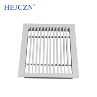 Système de ventilation domestique en aluminium personnalisé Volets à persiennes Retour au sol Grille d'aération