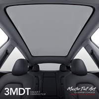 Película Inteligente para Ventanas de Auto Astrace MT35, Control Remoto para Techo Solar, Grosor de 10mil, 99% de Protección UV, Tinte Negro Transparente, Duración de 5+ Años
