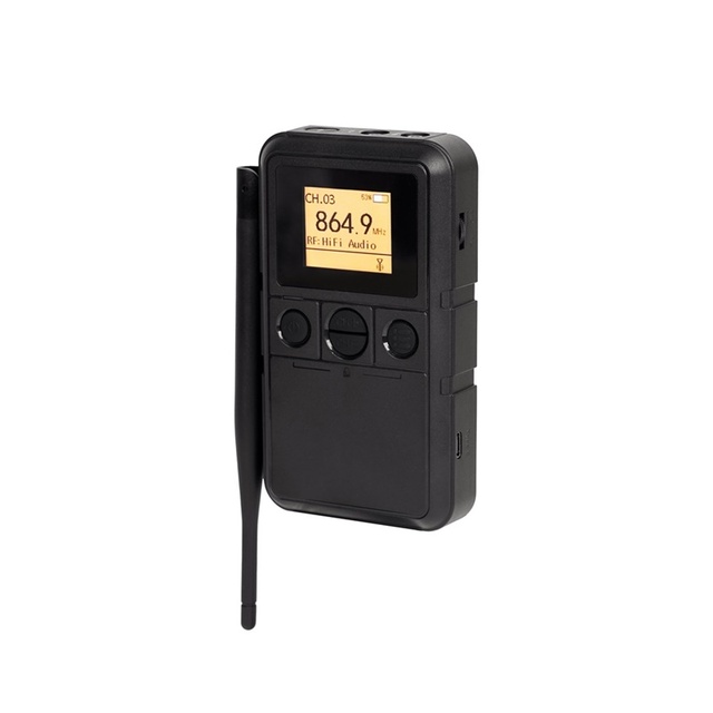 AUX and MIC Inputs Portable Silent Disco Transmitters HT003 Both Work with Big Battery and Charger for RF890 RF998B RF770 RF988
