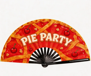 Abanico Plegable de Bambú de 13 Pulgadas con Logotipo Personalizado, Abanico de Mano Plegable con Sonido, Abanico Sublimado para Bodas y Baile - Product Image 5