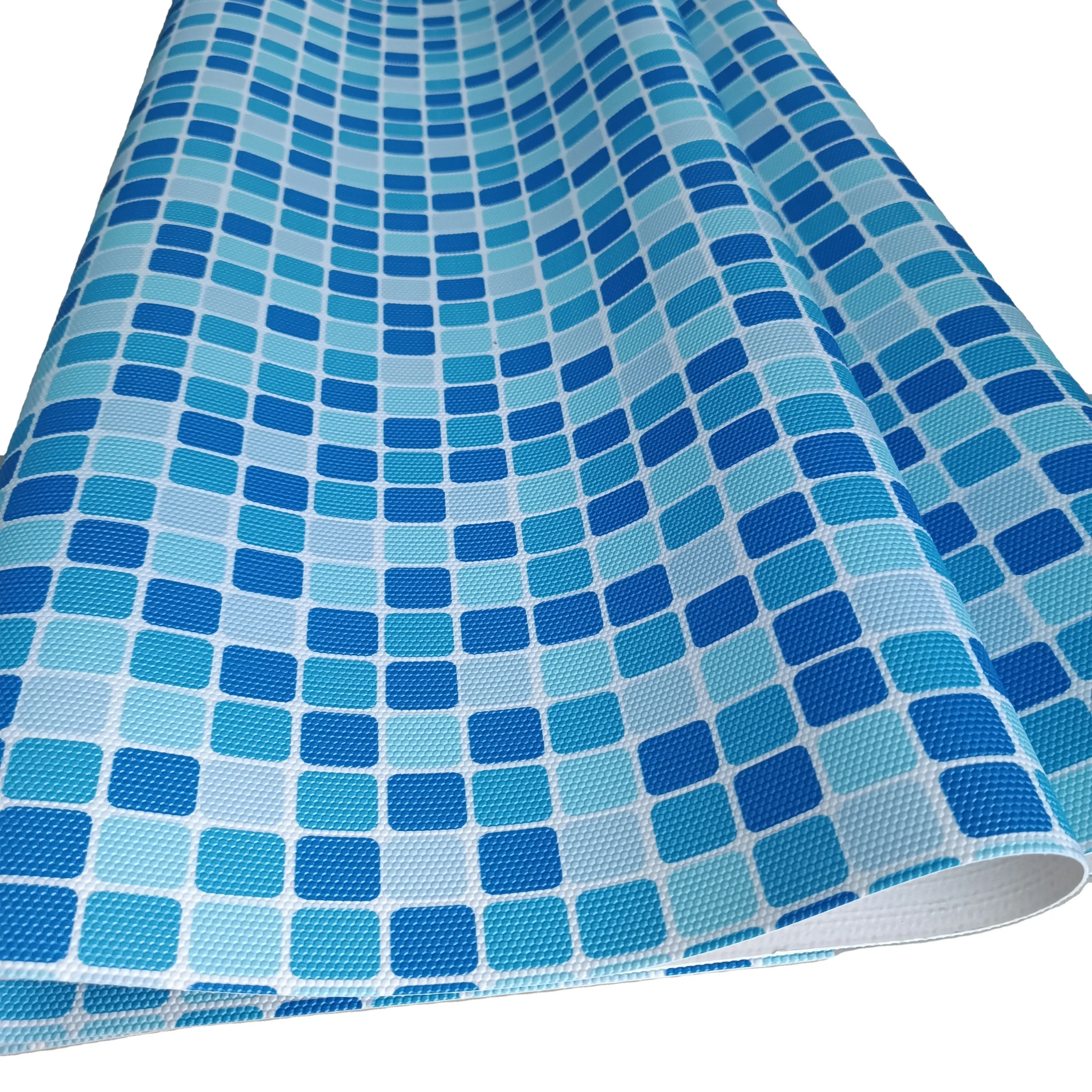 1.2mm 1.5mm non anti skidding swimming pool waterproofing material membrane PVC lining with low price