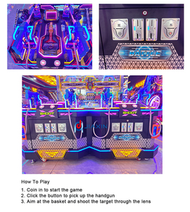 Новая игровая консоль-симулятор стрельбы с монетоприемником, поддержка английского языка, для 4 игроков, с возможностью выбора цвета - Product Image 3