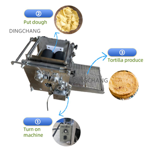 Messicano Tacos Maquina Para Hacer Tortillas macchina elettrica Roti macchina per pane piatto macchina automatica per la produzione di Tortilla di mais - Product Image 6