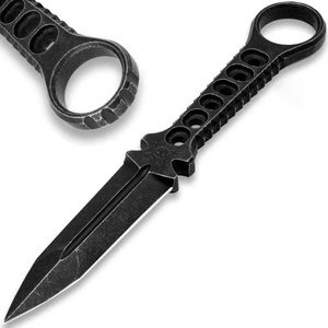 Couteau à lame fixe multifonctionnel personnalisable M48 HK de haute qualité, manches en acier inoxydable, support OEM DE029 200MM 10mm 1 - Product Image 1