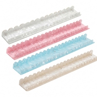 En stock, transfrontalier, ensemble de support de mahjong en acrylique à motif coquille, haute transparence, facile à nettoyer, règle de placement des jetons pour 2 à 4 joueurs