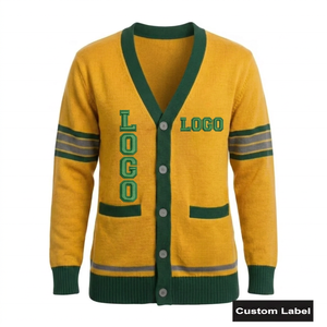 Custom logos and colours <b>Cardigan</b> <b>Sweater</b> Personalized Embroidered Knit <b>Cardigan</b> for School, Colleges and universities - Product Image 1