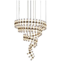 Lustre Moderne de Luxe Léger pour Plafond Haut, Idéal pour Villa, Salon, Duplex, Loft, et Éclairage d'Escalier Rotatif pour Hôtel Élégant