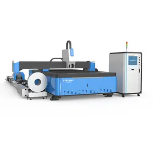 Senfeng leiming 1500w fiber laser máquina de corte para a folha de metal e tubo de metal com CE / ETL 3015