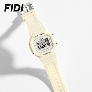 Reloj Deportivo Digital Cuadrado FIDI, Resistente al Agua 3ATM, con Retroiluminación LED, Cronógrafo, Alarma, Calendario, Multifunción, Reloj Electrónico para Estudiantes - Product Image 4